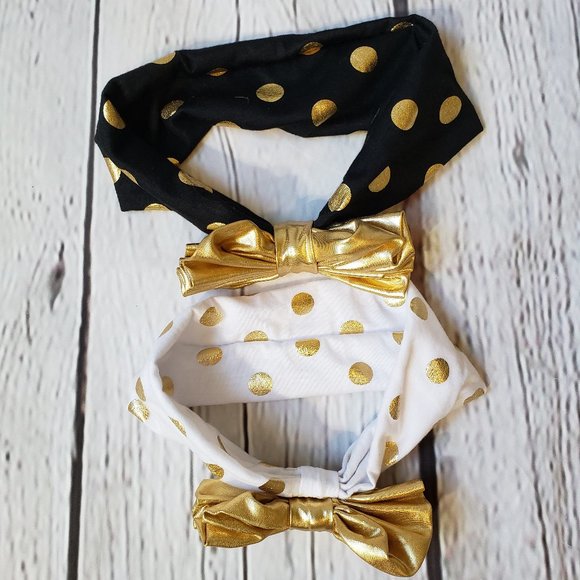 Bundle of 2 - Big Bow Baby Headbands - Picture 7 of 7